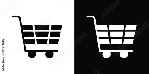 Shopping cart icon set Vector Design for mobile concept and web design.