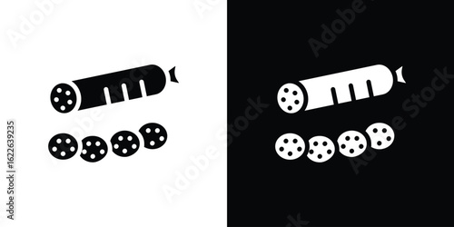 Salami icon set Vector Design for mobile concept and web design.