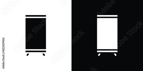 Roll up banners icon set Vector Design for mobile concept and web design.