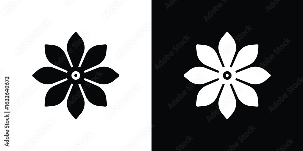 Fototapeta premium Magnolia icon set Vector Design for mobile concept and web design.