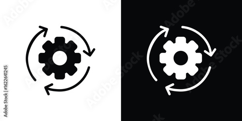 Implementation icon set Vector Design for mobile concept and web design.