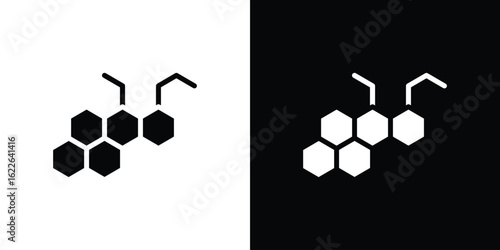 Hormones icon set Vector Design for mobile concept and web design.