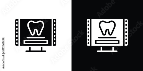 Dental X ray icon set Vector Design for mobile concept and web design.