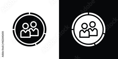 Demographics icon set Vector Design for mobile concept and web design.