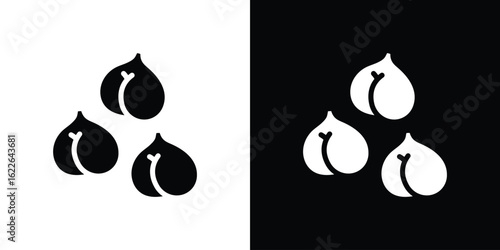 Chickpeas hummus icon set Vector Design for mobile concept and web design.
