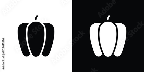 Capsicum icon set Vector Design for mobile concept and web design.
