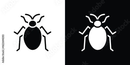 Bedbug icon set Vector Design for mobile concept and web design.