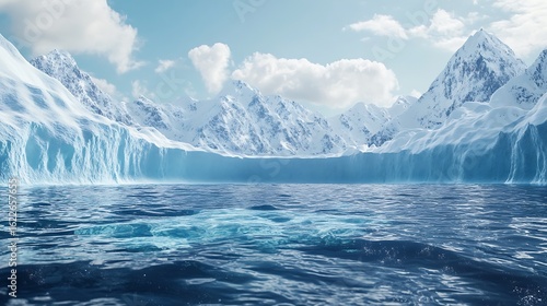 Wallpaper Mural Ocean levels steadily rise as global warming accelerates, threatening coastlines and reshaping the world's geography.

 Torontodigital.ca