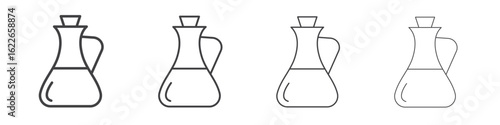 Vinegar icon concept Linear Pictogram. Simple element illustration.