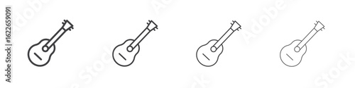 Ukulele icon concept Linear Pictogram. Simple element illustration.