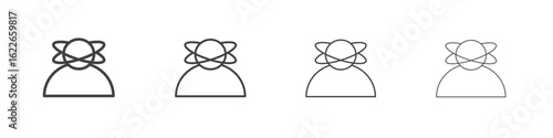 Stress icon concept Linear Pictogram. Simple element illustration.
