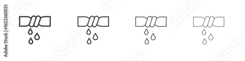 Squeeze icon concept Linear Pictogram. Simple element illustration.