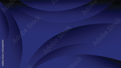 abstract blue background with color gradient and decorative curve lines