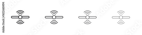 Sensor icon concept Linear Pictogram. Simple element illustration.
