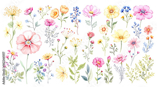 Colorful Watercolor Flowers to Inspire