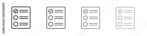 Quota icon concept Linear Pictogram. Simple element illustration.