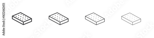 Mattress icon concept Linear Pictogram. Simple element illustration.