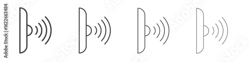 Infrared icon concept Linear Pictogram. Simple element illustration.