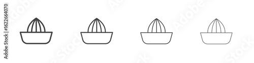 Hand Juicer icon concept Linear Pictogram. Simple element illustration.