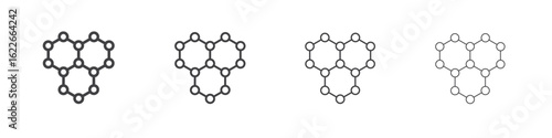Graphene icon concept Linear Pictogram. Simple element illustration.
