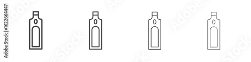 Gin icon concept Linear Pictogram. Simple element illustration.