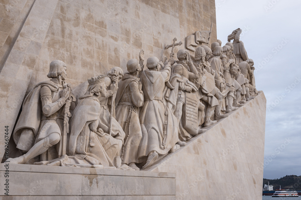 Obraz premium Monument to the Discoveries in Lisbon city, capital of Portugal