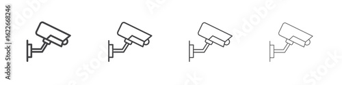 CCTV icon concept Linear Pictogram. Simple element illustration.
