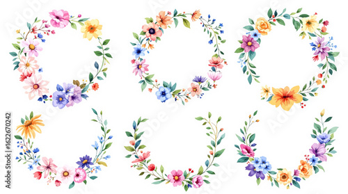 Stunning Flower Wreaths in Soft Colors