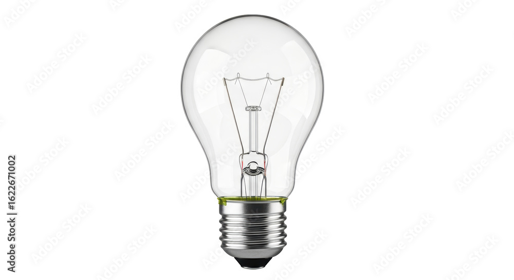 Isolated Classic Incandescent Light Bulb Isolated Classic Incandescent Light Bulb