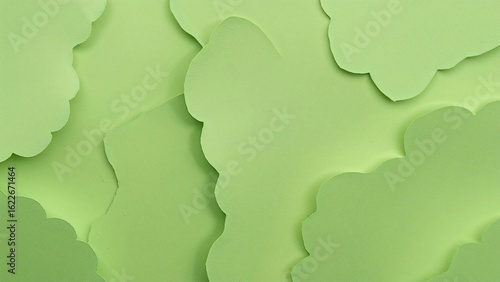 Background of green paper