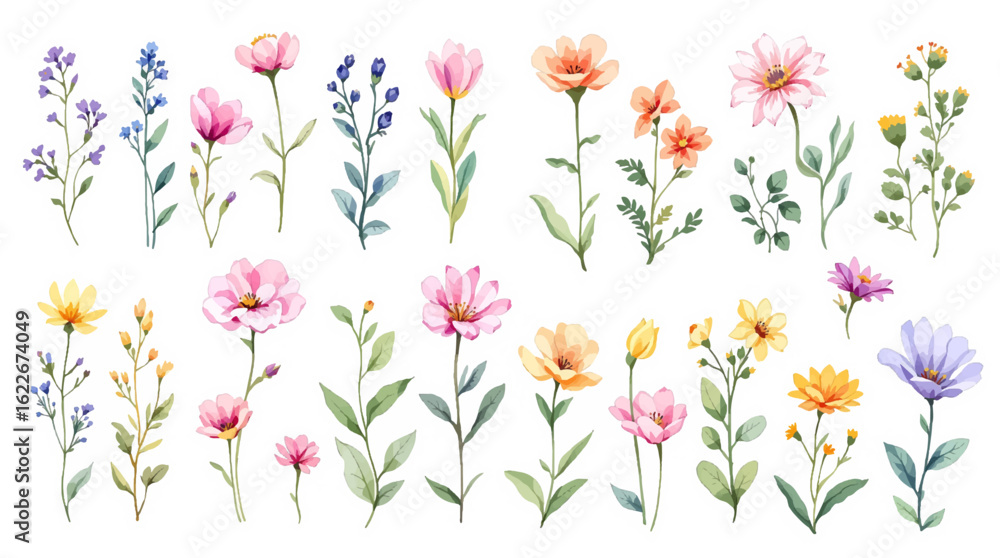 custom made wallpaper toronto digitalspring flowers vector illustration