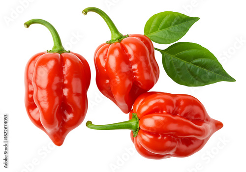 Red Habanero Chili Peppers