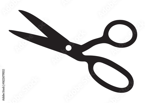 scissor logo silhouette vector, scissor icon vector logo design, hair scissors silhouette vector illustration, silhouette of open scissors, barber scissors logo vector silhouette on white background 