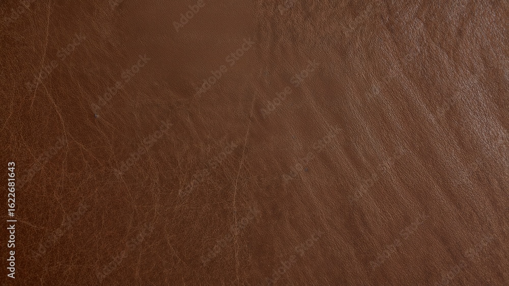 Fototapeta premium Close-up view of brown leather handiwork