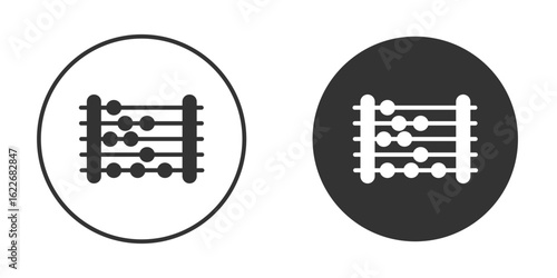 Abacus icon clipart vector designs for graphic projects