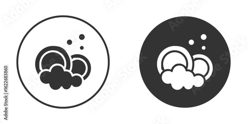 Washing dishes icon clipart vector designs for graphic projects