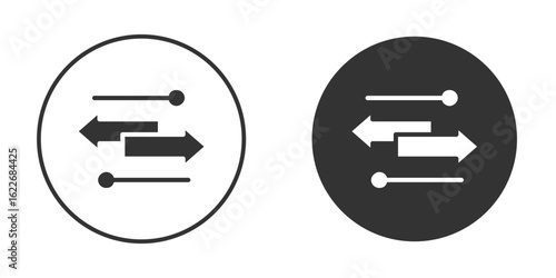 Transfer icon clipart vector designs for graphic projects