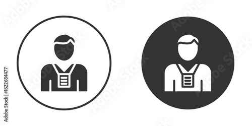Tourist Guide icon clipart vector designs for graphic projects