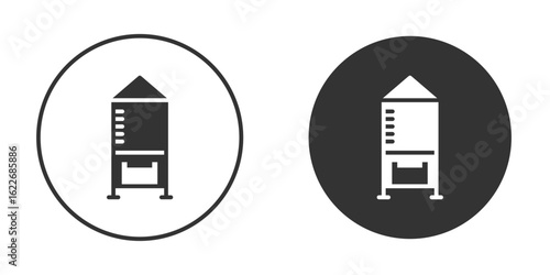 Silo icon clipart vector designs for graphic projects