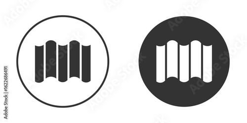 Roof tile icon clipart vector designs for graphic projects