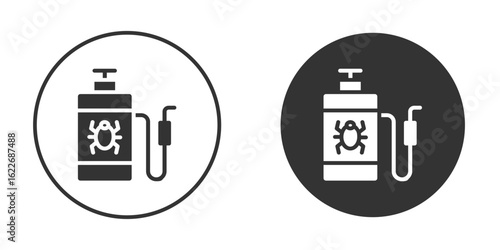 Pesticide icon clipart vector designs for graphic projects