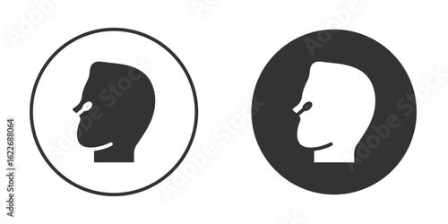 Nasal swab icon clipart vector designs for graphic projects