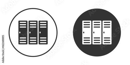 Locker icon clipart vector designs for graphic projects