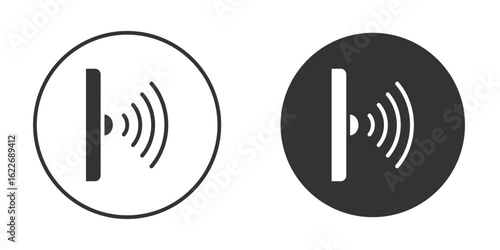 Infrared icon clipart vector designs for graphic projects