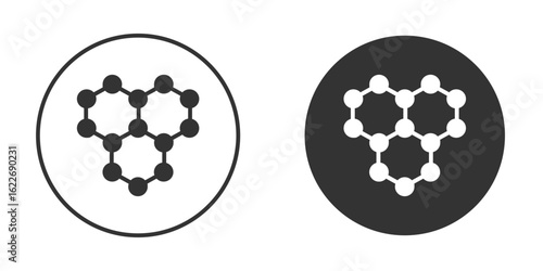 Graphene icon clipart vector designs for graphic projects