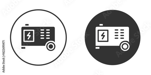 Generator icon clipart vector designs for graphic projects