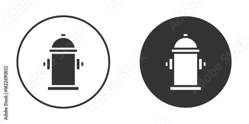 Fire hydrant icon clipart vector designs for graphic projects