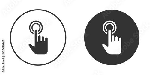 Finger control icon clipart vector designs for graphic projects