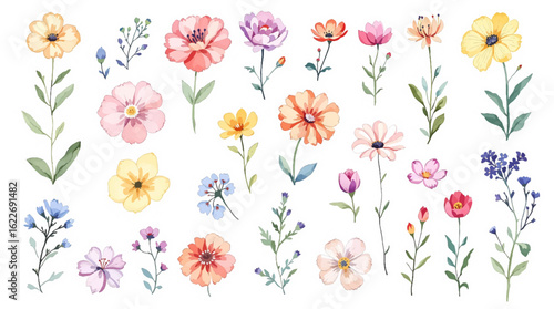 Seamless pink floral pattern with roses and tulips for spring and summer design