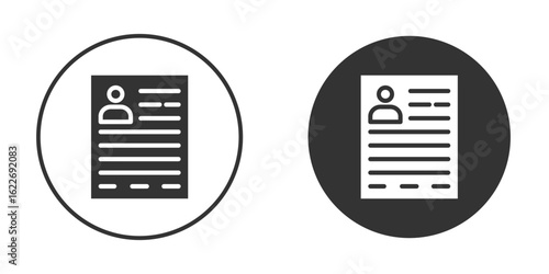 Criminal record icon clipart vector designs for graphic projects
